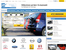 Tablet Screenshot of 1a-automarkt.de